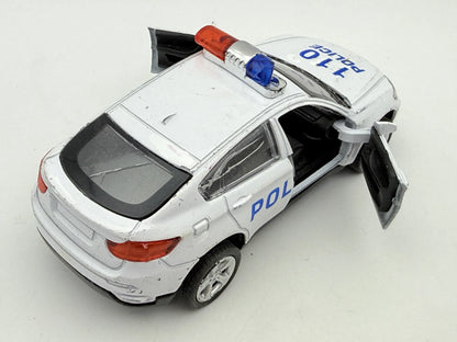 BMW X^ 110 POLICE SUV, Die cast, Biały, 1:32, Resoraki – zdjęcie 2