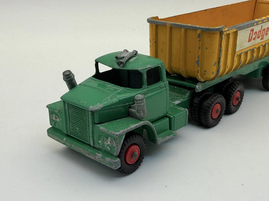 Dodge Tractor Super Kings Wojsko Matchbox '60 Zielony 1:43 Made in England – zdjęcie 2