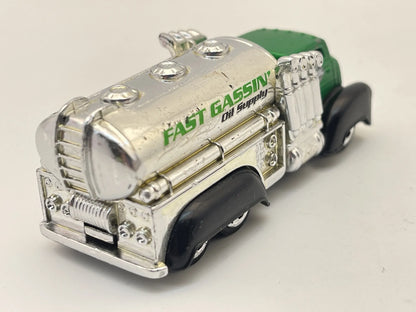 FAST GASSIN, Oil Supply, Hot Wheels, Resoraki, Die cast B21, Zielony, 1:64 – zdjęcie 2