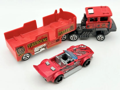 Firehouse Fueler Hot Wheels Czerwony 1:64 – zdjęcie 2