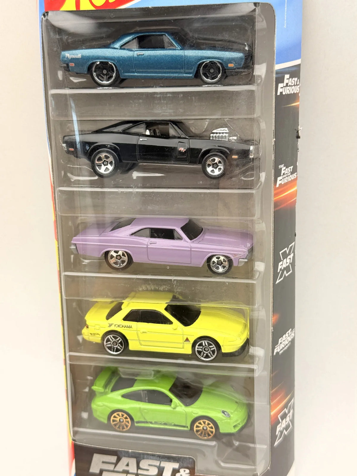 Fast & Furious 5 Pack Hot Wheels 2025 Wielokolorowy 1:64 – zdjęcie 2