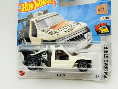 Lolux Hot Wheels 2023 Hw Drag Strip 1:64 Pickup Blister Kremowy – zdjęcie 2
