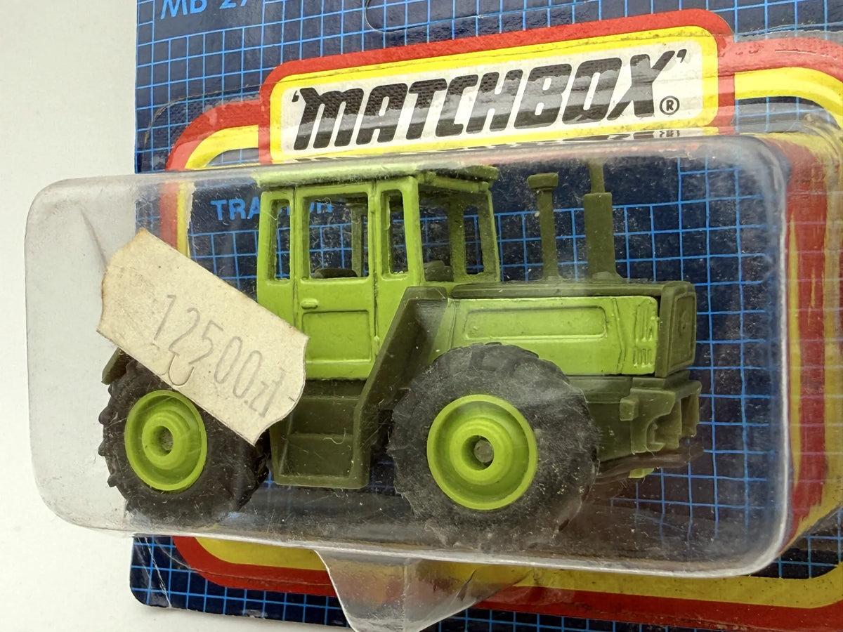 Traktor MERCEDES-BENZ MB-TRAC 1600 TURBO CITY Matchbox 1990 Zielony 1:64 – zdjęcie 2