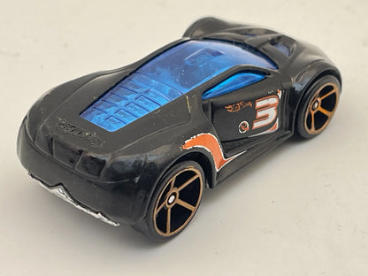 ULTRA RAGE, Hot Wheels 2007, Resoraki, Die cast E12, Czarny, 1:64 – zdjęcie 2
