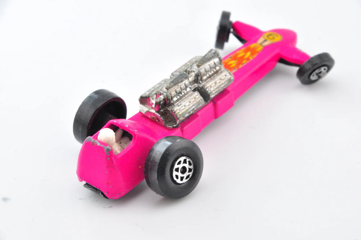 Slingshot Dragster, Matchbox 1974, Made in England, Die cast, Różowy, 1:64 – zdjęcie 2