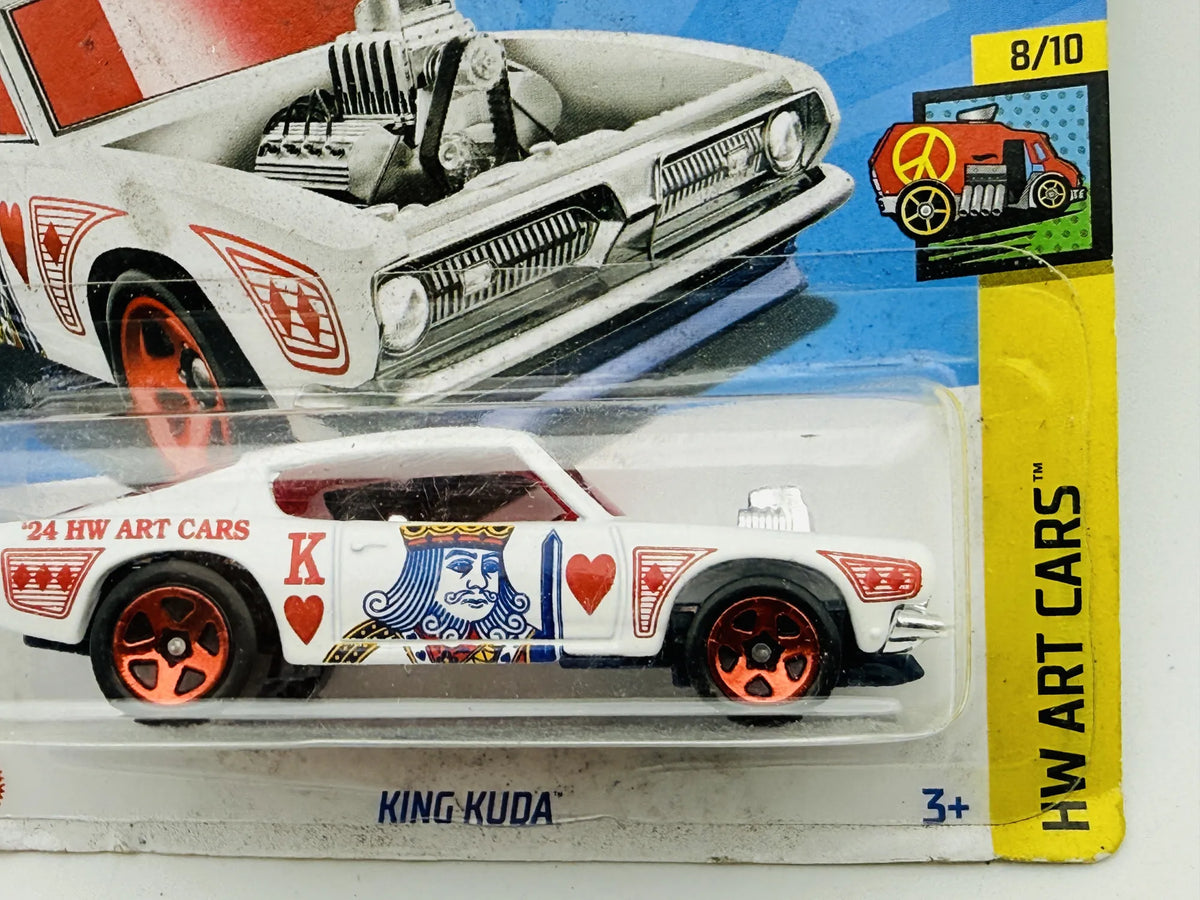 Plymouth Barracuda Hot Wheels 2024 HW ART CARS 1:64 Muscle car Blister – zdjęcie 2