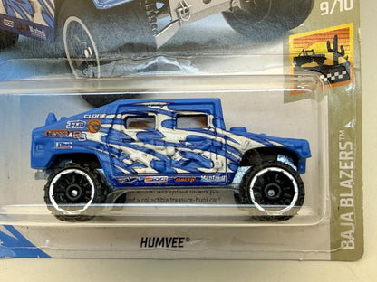Humvee Baja Blazers Wojsko Hot Wheels 2017 Niebieski 1:64 – zdjęcie 2