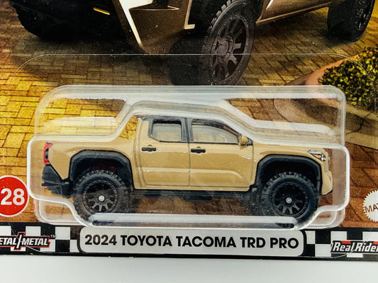 Toyota Tacoma TRD Pro Hot Wheels 2025 Boulevard 1:64 Pickup Blister Beżowy – zdjęcie 2