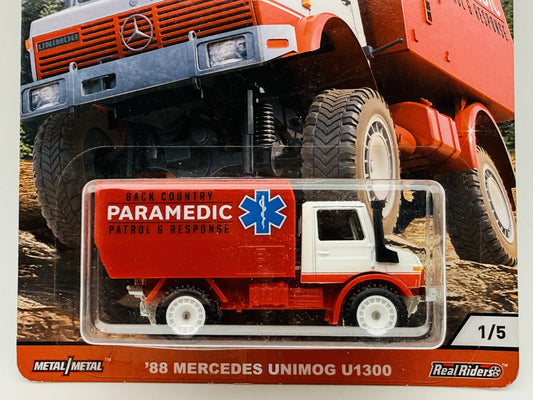 Mercedes-Benz Unimog U1300 Hot Wheels 2020 Car Culture Pogotowie ratunkowe – zdjęcie 2