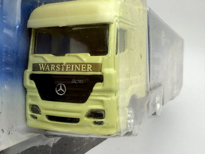 MERCEDES ACTROS SATTELZUG TIEFEM AUFLIEGER Dgd Werbeartikel Gmbh Żółty 1:87 – zdjęcie 2