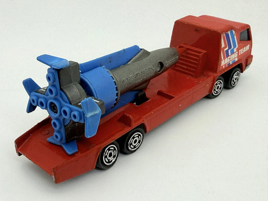 TRANSPORTEUR Racing Team z Rakietą, Majorette, Die cast, Czerwony, Resoraki – zdjęcie 2