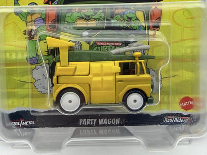 Party Wagon Ninja Turtles Hot Wheels 2024 Żółty 1:64 Premium Protektor – zdjęcie 2