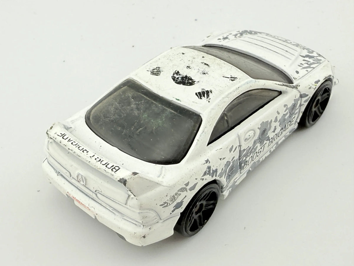 CUSTOM '01 ACURA INTEGRA GSR, Boost Brigade, Hot Wheels 2015, Biały, 1:64 – zdjęcie 2