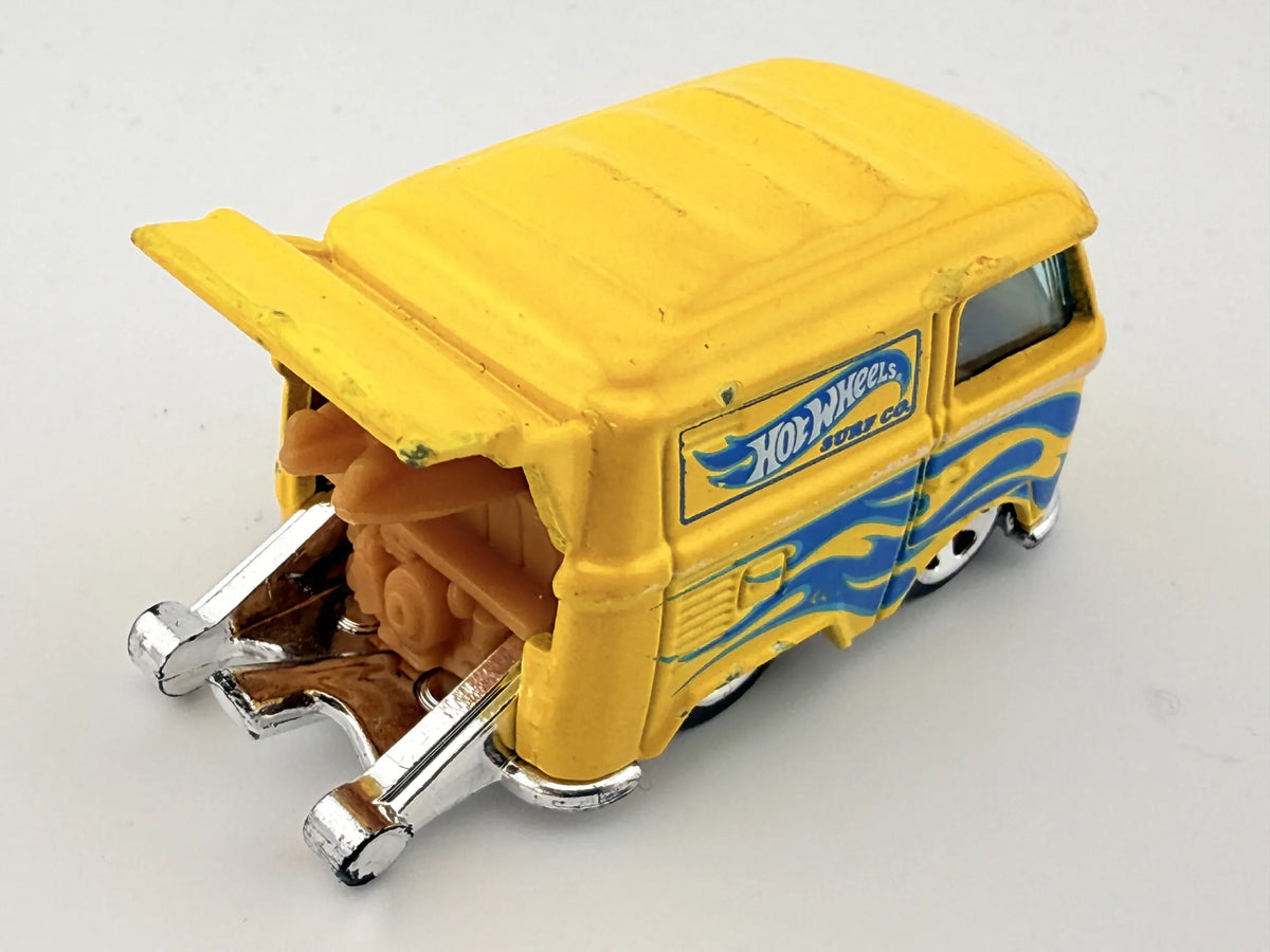 VW KOOL KOMBI (VOLKSWAGEN T1), Hot Wheels 2012, Die cast X1636, Żółty, 1:70 – zdjęcie 2