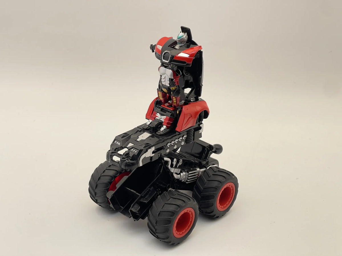 TRANSFORMERS MONSTER TRUCK jak BUGATTI, Die cast, Czerwony, 1:64, Resoraki – zdjęcie 2