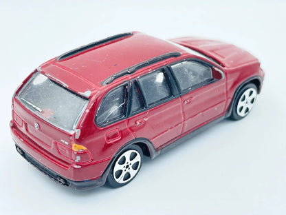 BMW X5, Bburago, Resoraki, Die cast, 1:43, Bordowy – zdjęcie 2