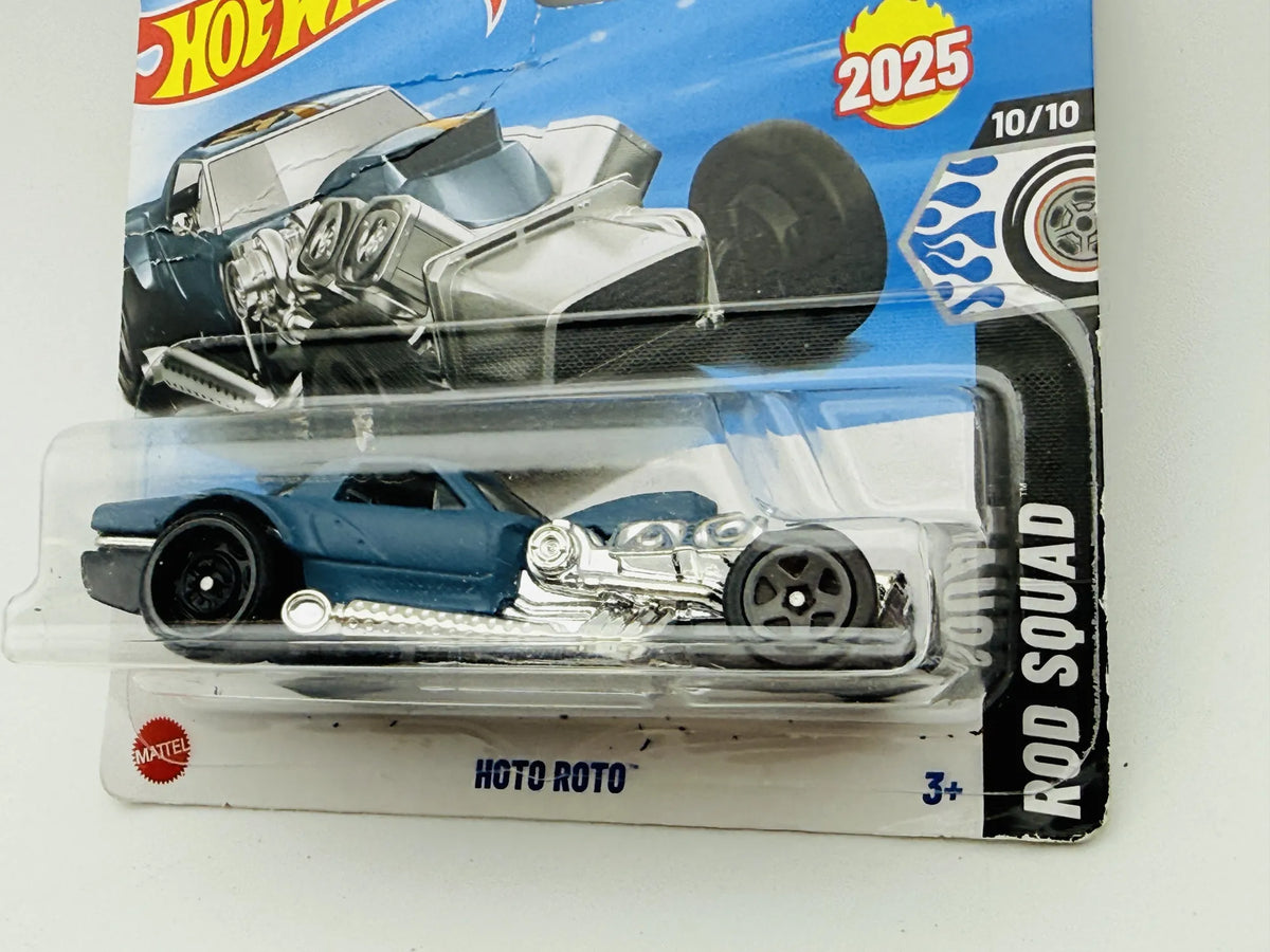 Hoto Roto Hot Wheels 2025 Rod Squad 1:64 Blister Niebieski – zdjęcie 2