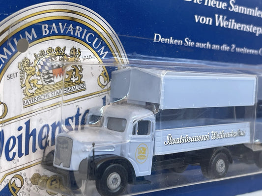 Klasyczna Ciężarówka Man Z Lat 50. Hümmer 1:87 Błękitny Blister Promocyjny – zdjęcie 2