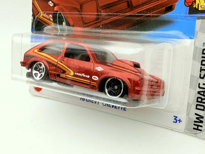 '76 Chevy Chevette Hot Wheels Czerwony 1:64 – zdjęcie 2