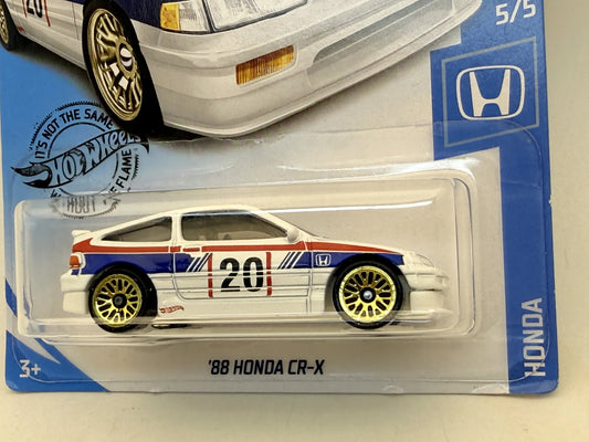 '88 HONDA CR-X Honda Hot Wheels 2018 Biały 1:64 – zdjęcie 2
