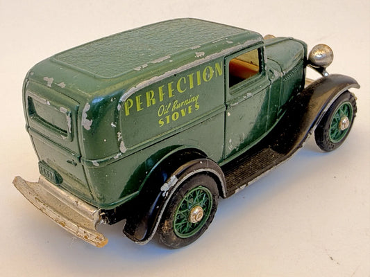 FORD PANEL DELIVERY TRUCK, Ertl, Vintage Die cast, Zielony, 1:43, Resoraki – zdjęcie 2