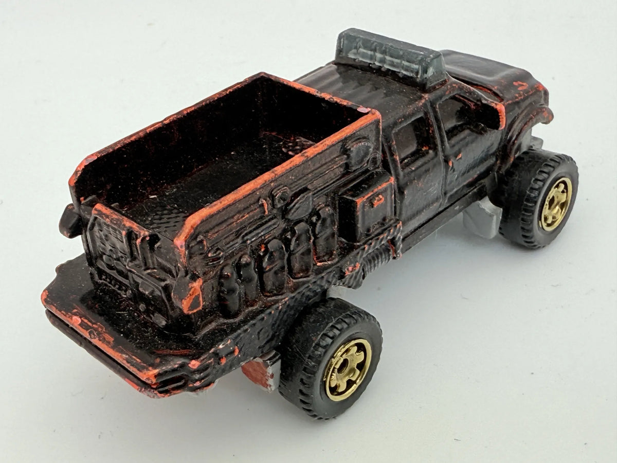 FORD F-350 SUPER DUTY SUPERLIFT, Matchbox 2011, Die cast MB837, Czarny 1:78 – zdjęcie 2