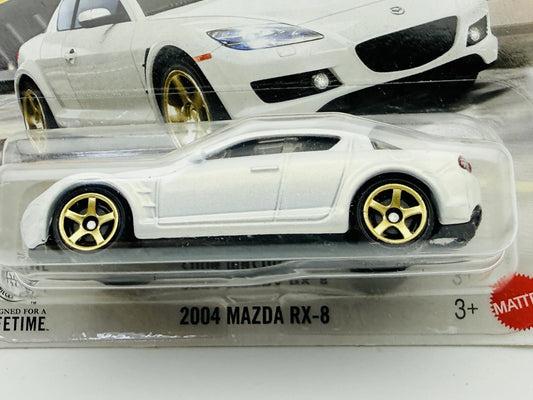2004 Mazda Rx-8 Hot Wheels 2026 Matchbox Series 1:64 Blister Biały – zdjęcie 2