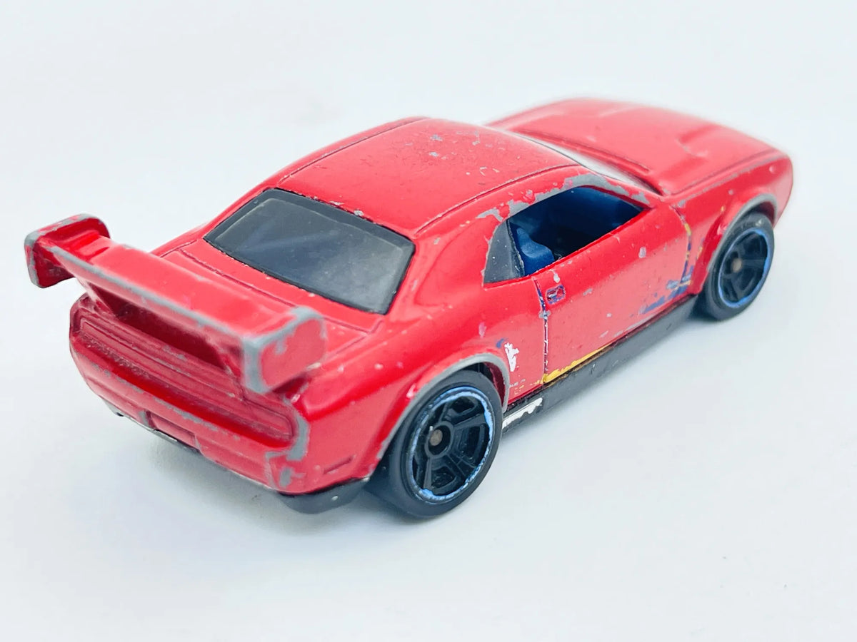 Dodge Challenger Drift Car, Hot Wheels, Resoraki, Die cast, Czerwony, 1:64 – zdjęcie 2