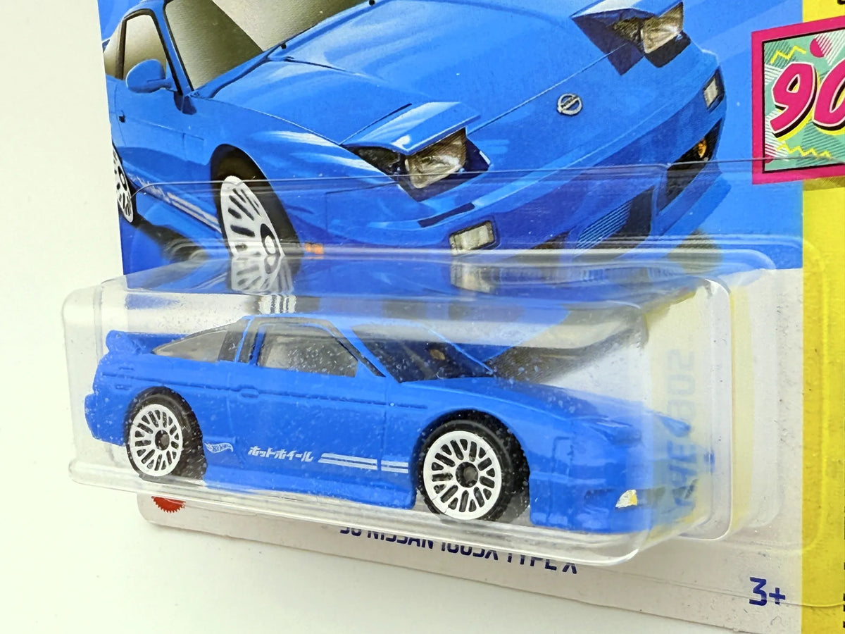 Nissan 180Sx Type X Hot Wheels Niebieski 1:64 – zdjęcie 2