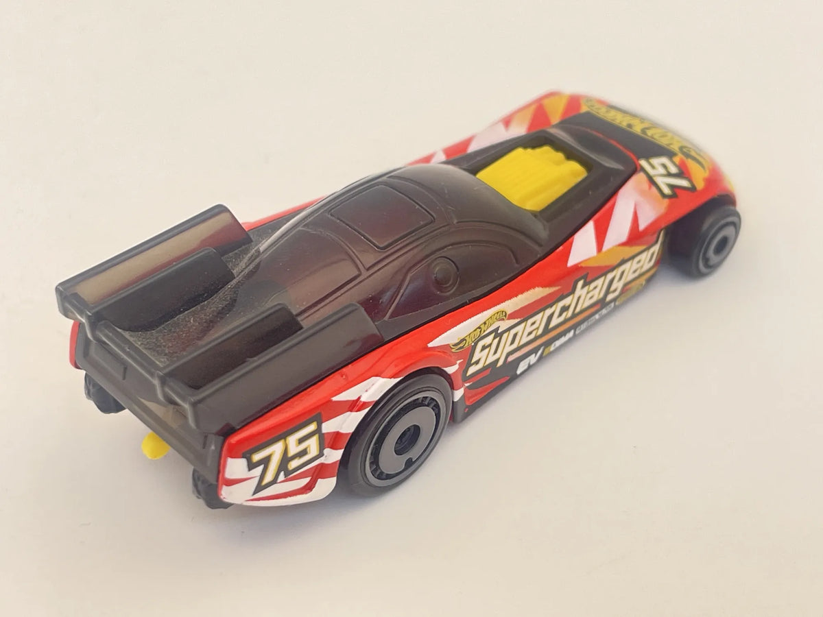 SUPERCHARGED, Hot Wheels 2019, Resoraki, Die cast, Czerwony, 1:64 – zdjęcie 2