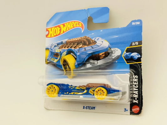 X-Steam Hot Wheels 2025 X-Raycers 1:64 Blister Niebieski – zdjęcie 2
