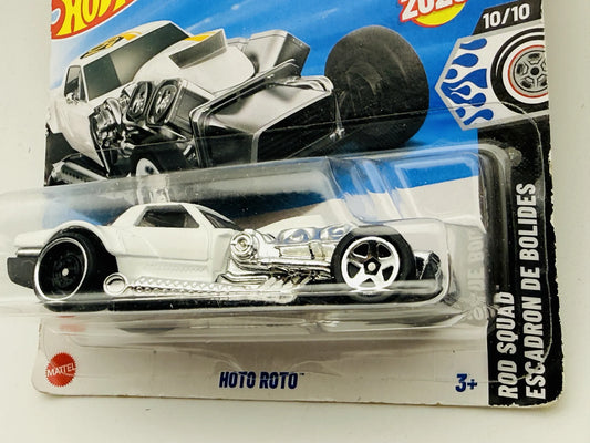 Moto Roto Hot Wheels Rod Squad 1:64 Blister Biały – zdjęcie 2