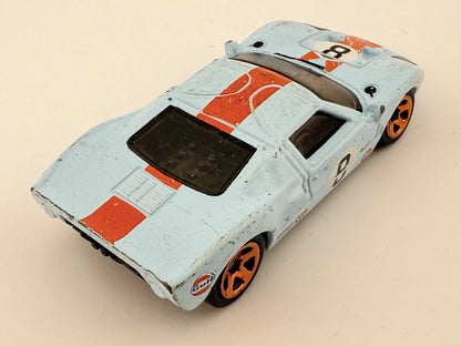 FORD GT-40, Hot Wheels 1999-2019, Die cast GHC55, Błękitny, 1:64, Resoraki – zdjęcie 2