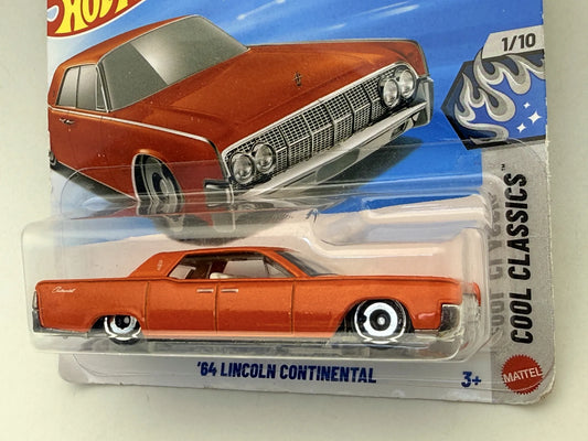 '64 LINCOLN CONTINENTAL Classics Hot Wheels 2026 Pomarańczowy 1:64 – zdjęcie 2