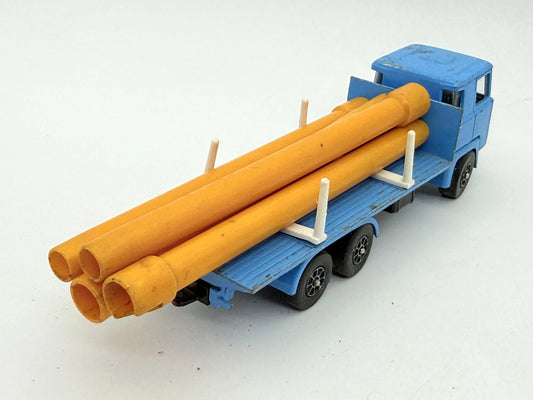 SCANIA 141 CIĘŻARÓWKA Z RURAMI, Playart, Die cast, Niebieski 1:64, Resoraki – zdjęcie 2