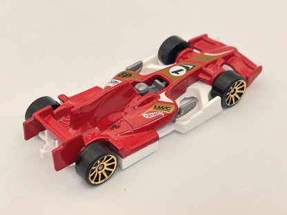 F1 RACER, Hot Wheels, Resoraki, Die cast, Czerwony 1:64 – zdjęcie 2