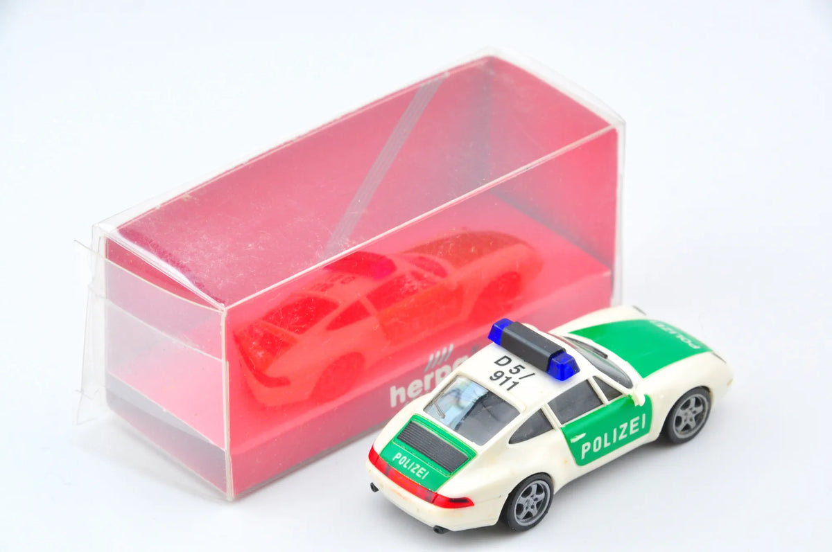 Porsche 911, Herpa, made in Germany, Police,Policja, die cast resoraki 1:87 – zdjęcie 2