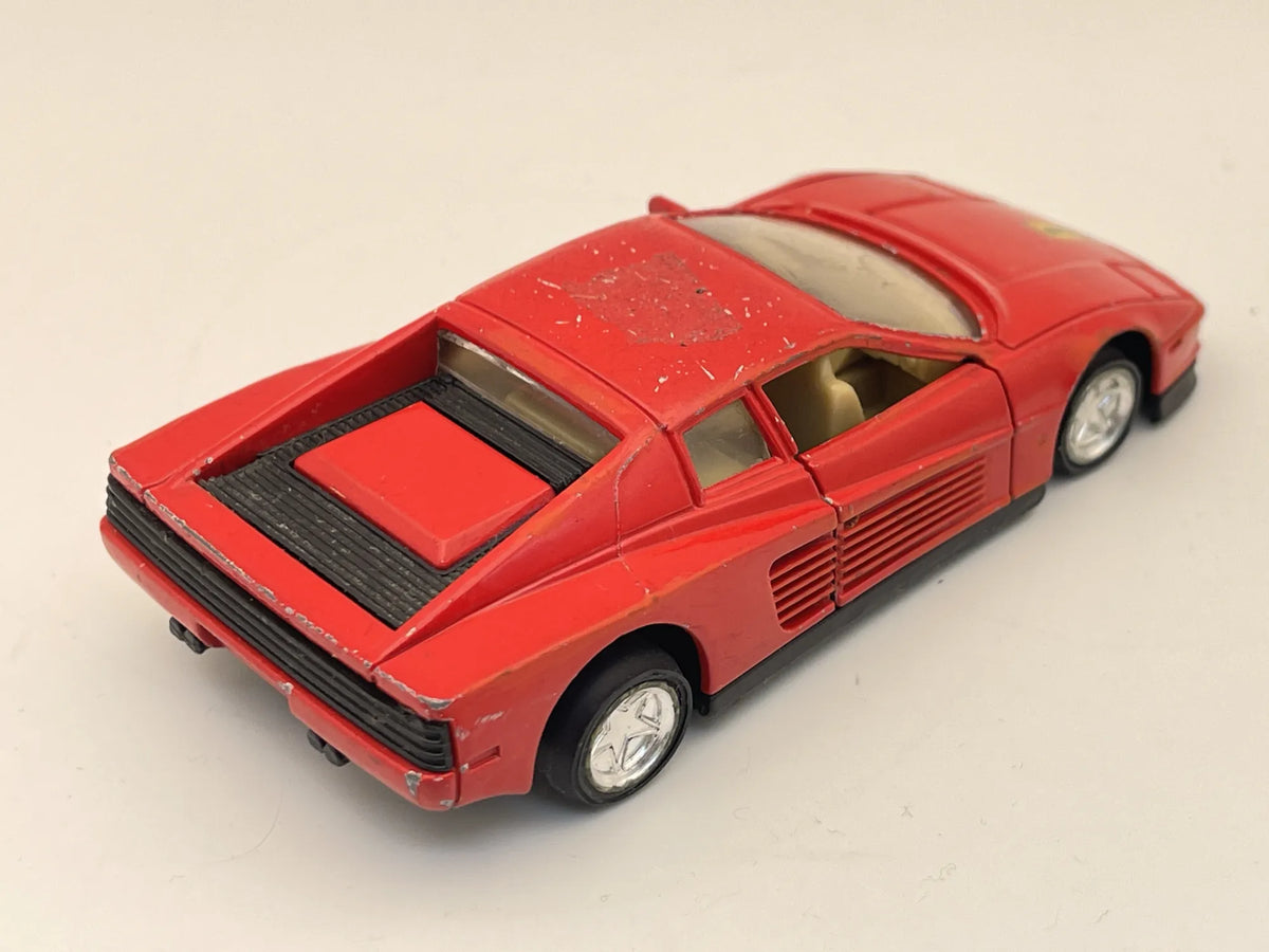 Ferrari Testarossa, Resoraki, Die cast 1:43, czerwony – zdjęcie 2