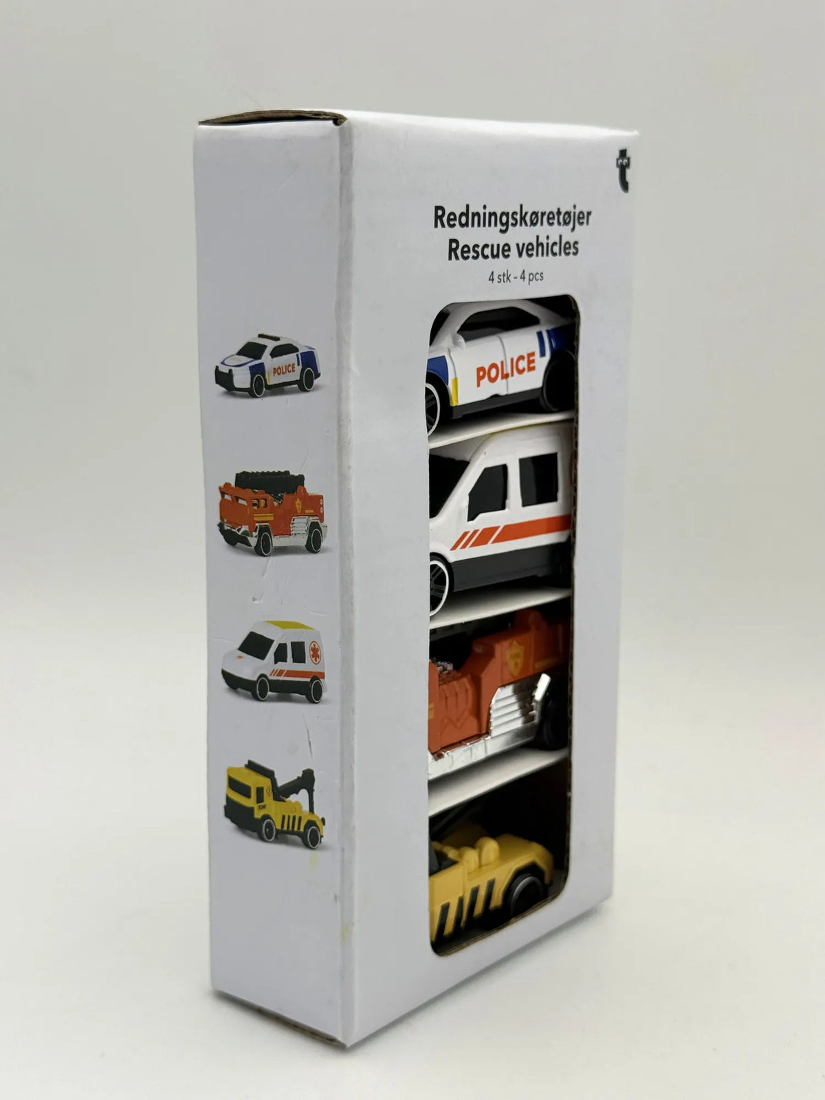RESCUE VEHICLES (ZESTAW 4 PAK), Zebra Kopenhagen, Made in Denmark, 1:64 – zdjęcie 2