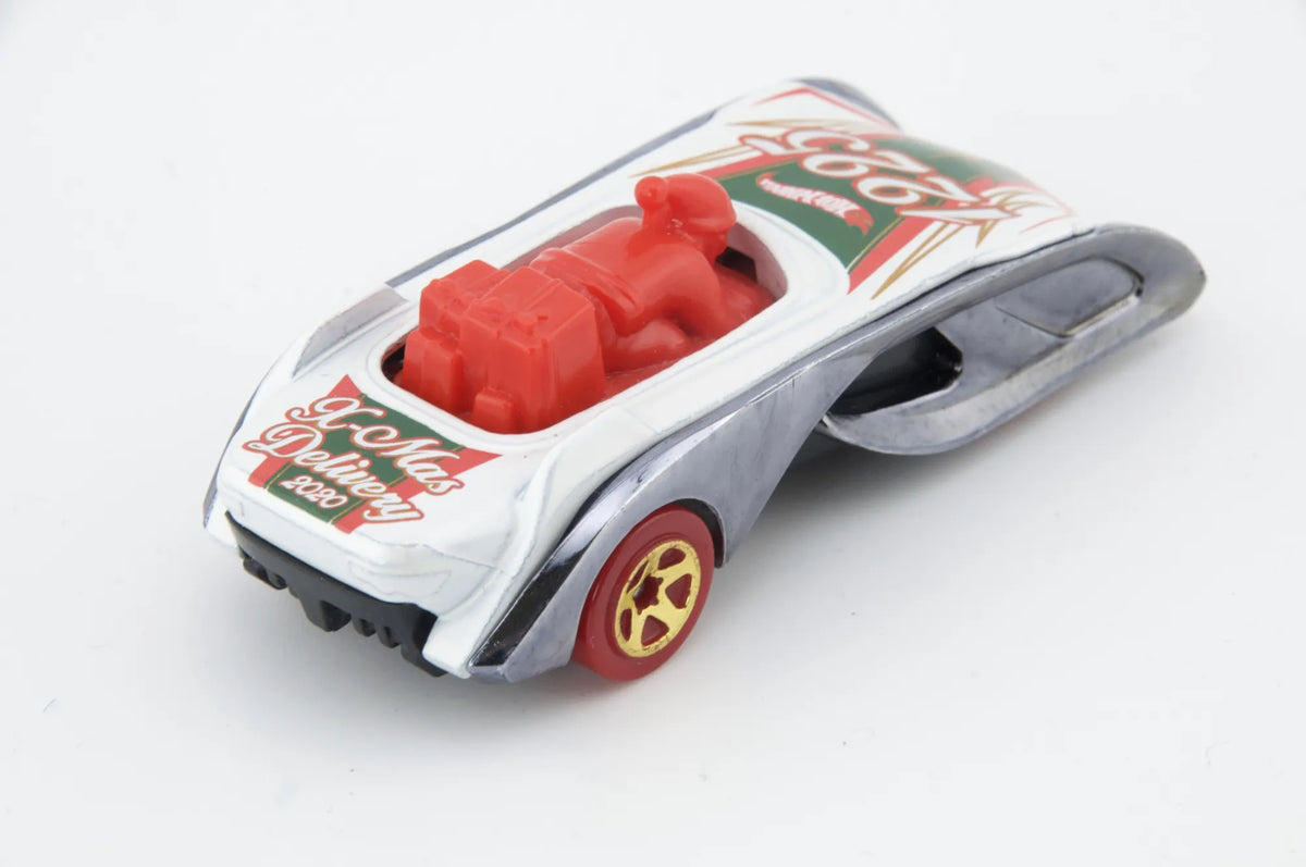 Rockin' Santa Sled Hot Wheels Biały 1:64 – zdjęcie 2