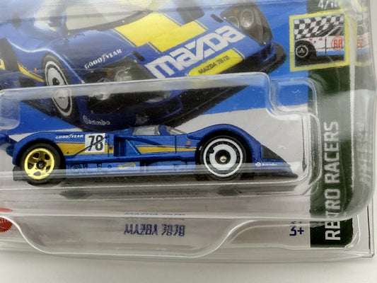 MAZDA 787B Retro Racers Hot Wheels 2023 Niebieski 1:64 Protektor – zdjęcie 2