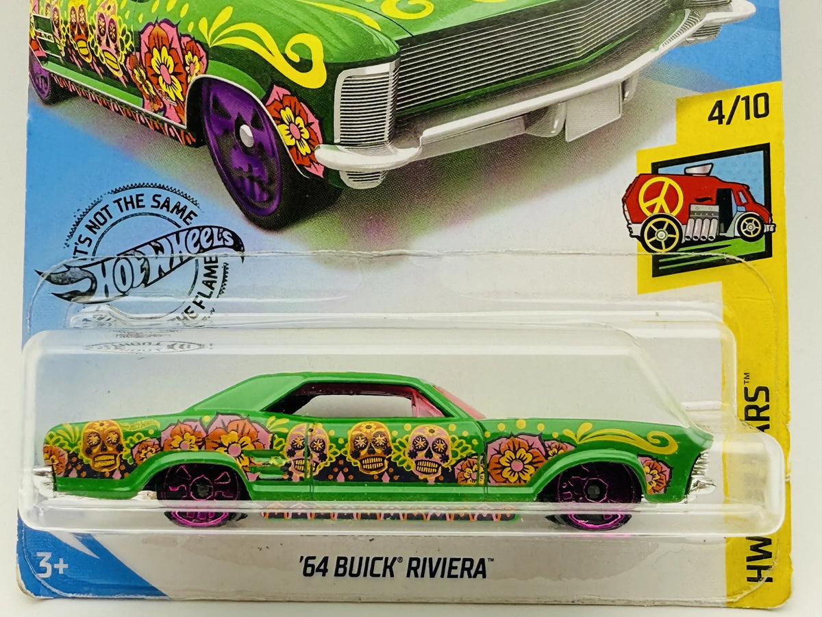1964 Chevrolet Chevelle Ss Hot Wheels 2019 HW ART CARS 1:64 Blister Zielony – zdjęcie 2