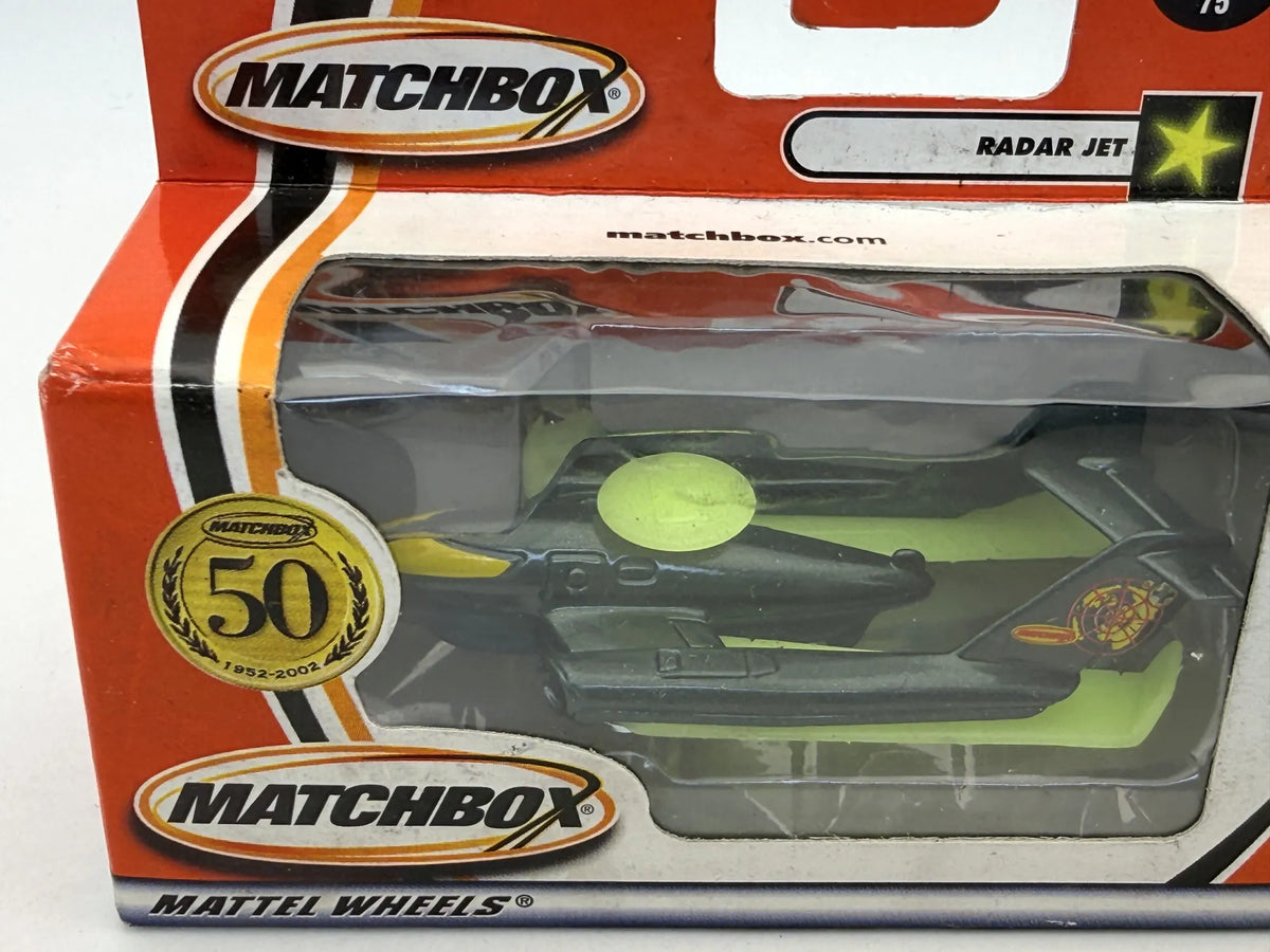 Samolot RADAR JET 50th Anniversary Matchbox 2002 Zielony 1:64 – zdjęcie 2