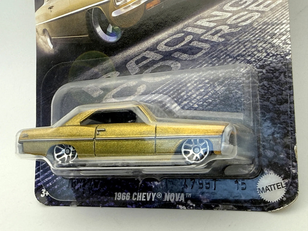 1966 CHEVY NOVA FAST & FURIOUS Hot Wheels 2024 Złoty 1:64 – zdjęcie 2