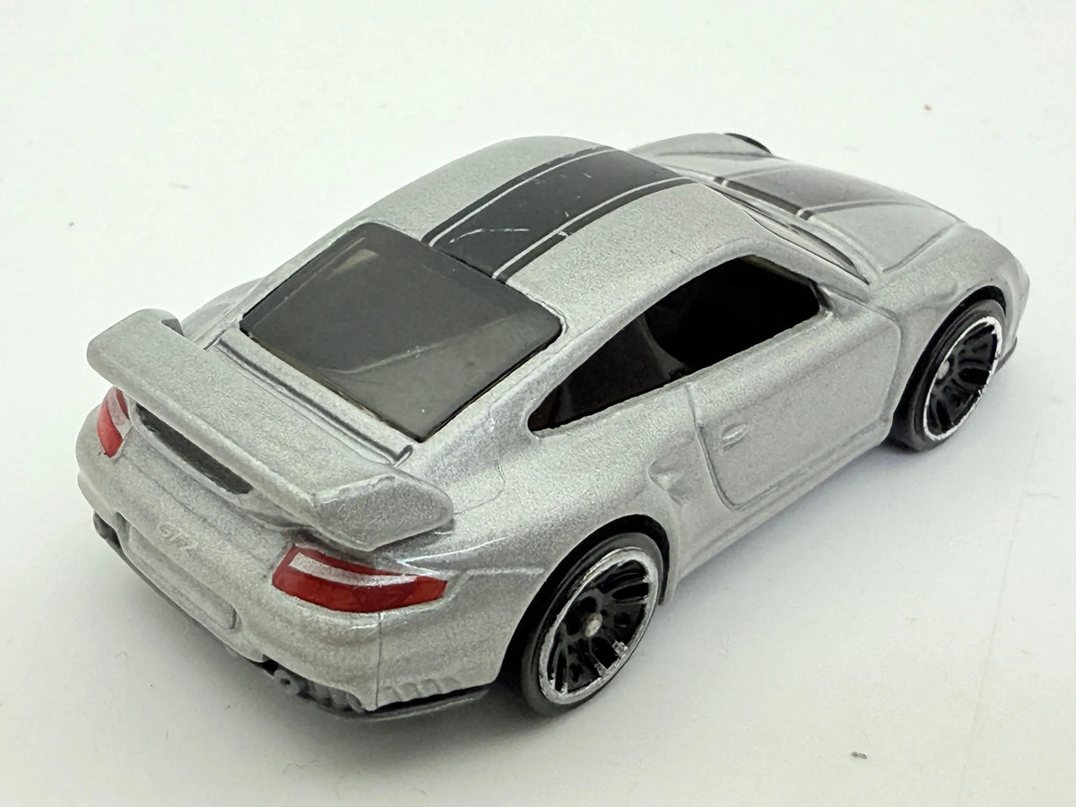 Porsche 911 Gt2 Hot Wheels Srebrny 1:64 – zdjęcie 2