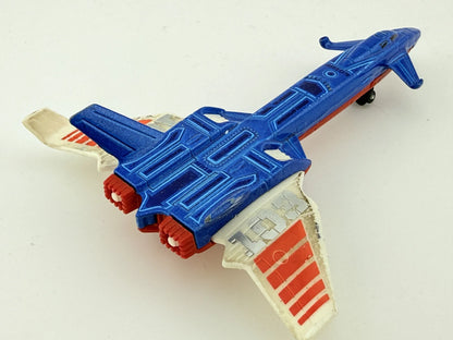 SKY BUSTERS TWIN BLAST, Matchbox 2011, Die cast W5318, Niebieski, 1:64 – zdjęcie 2