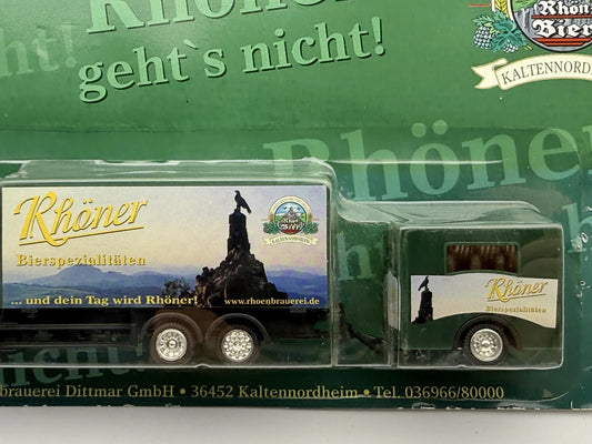 Mercedes-Benz DGD 1:87 Ciężarówka Promocyjna Rhöner Blister Zielony – zdjęcie 2