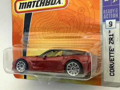 CHEVROLET CORVETTE ZR1 Mbx Metal Matchbox 2019 Czerwony 1:64 – zdjęcie 2