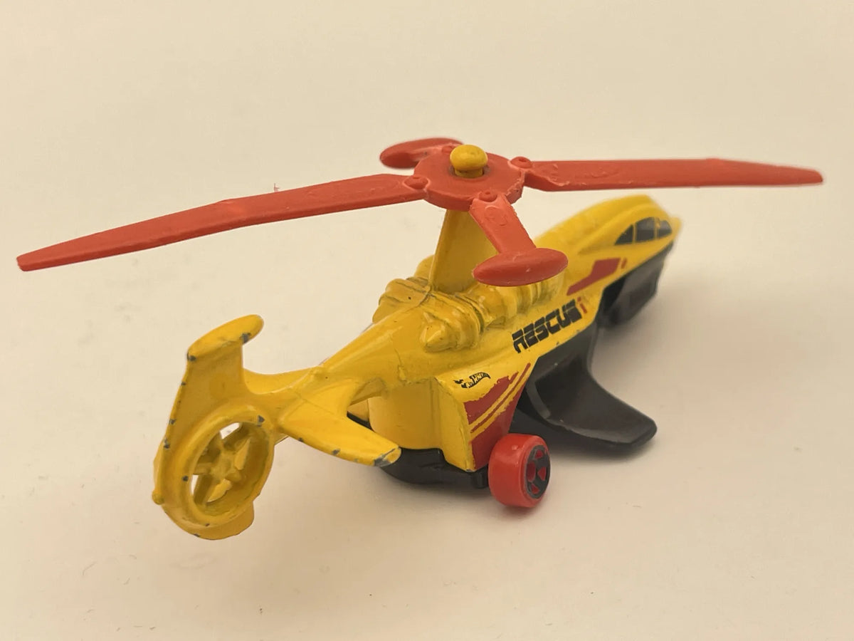 SKY KNIFE, Hot Wheels 2006, Die cast 1, Żółty, 1:64, Resoraki – zdjęcie 2