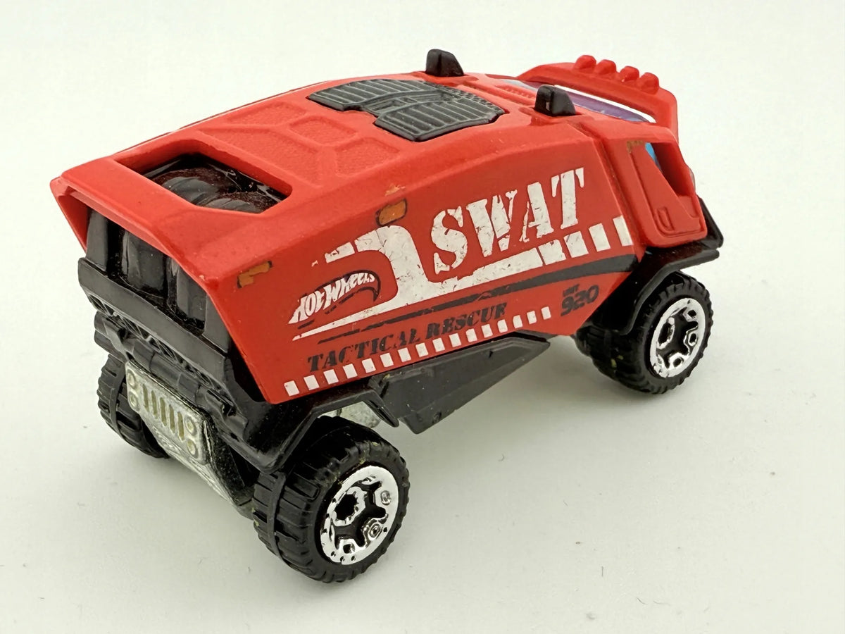 AERO POD, SWAT, Hot Wheels 2014, Resoraki, Die cast K05, Czerwony, 1:64 – zdjęcie 2